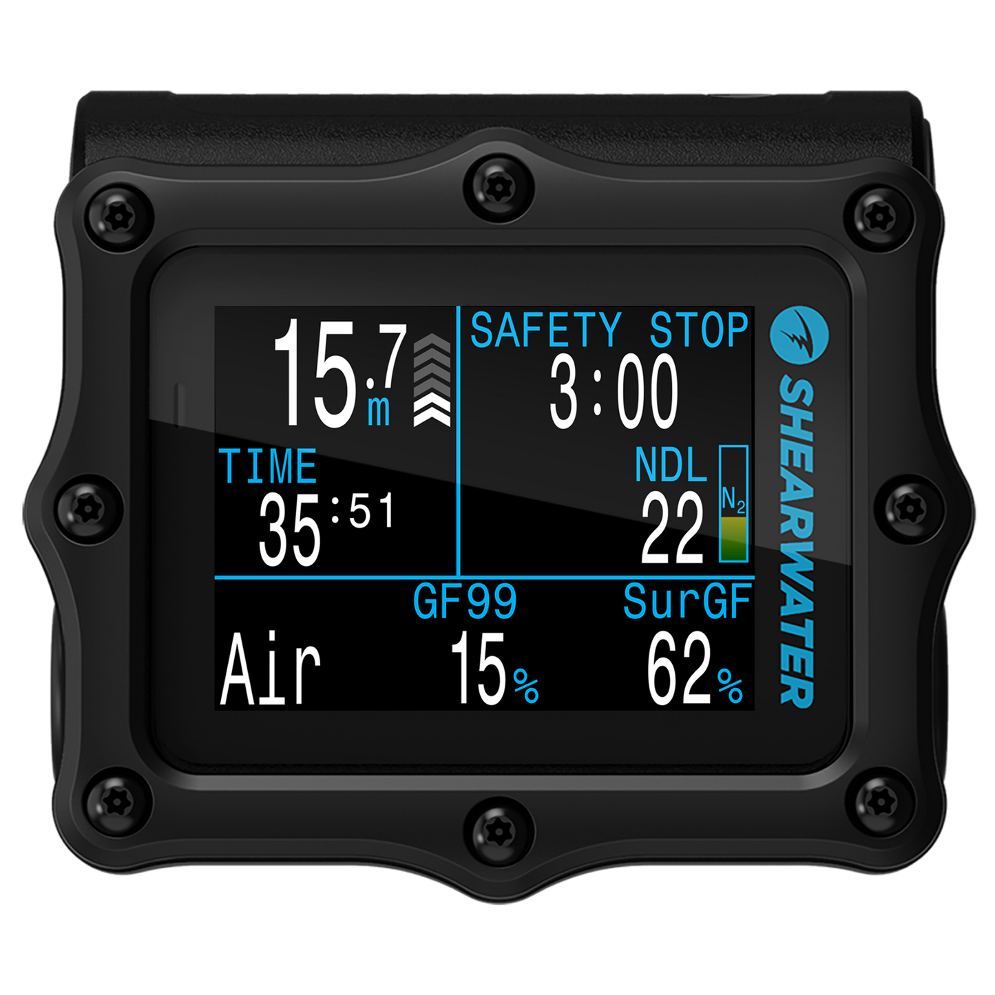Shearwater PERDIX 2 Ti Black